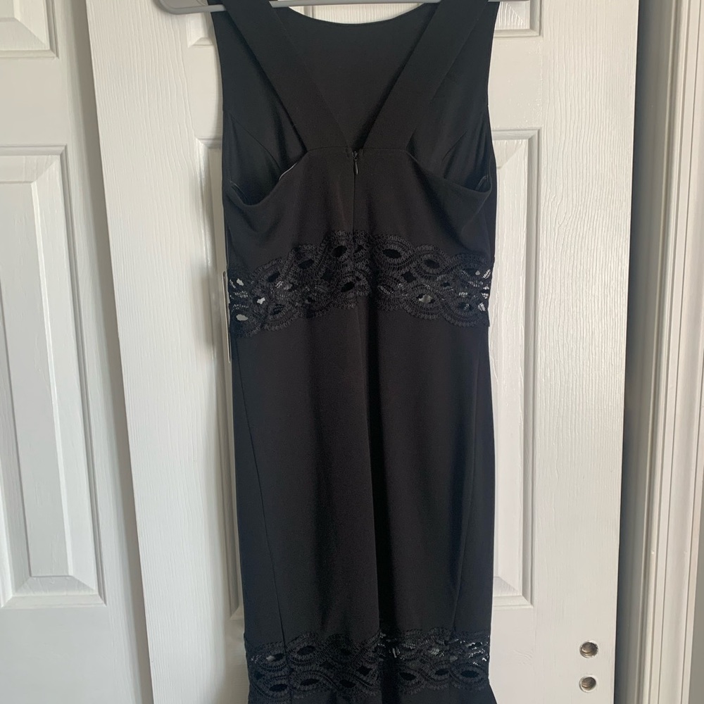 Black peplum Lulu’s dress ✨💕